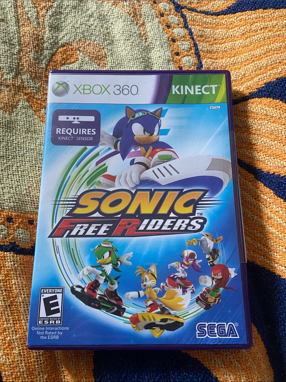 Xbox 360 Kinect Sonic Free Riders Game